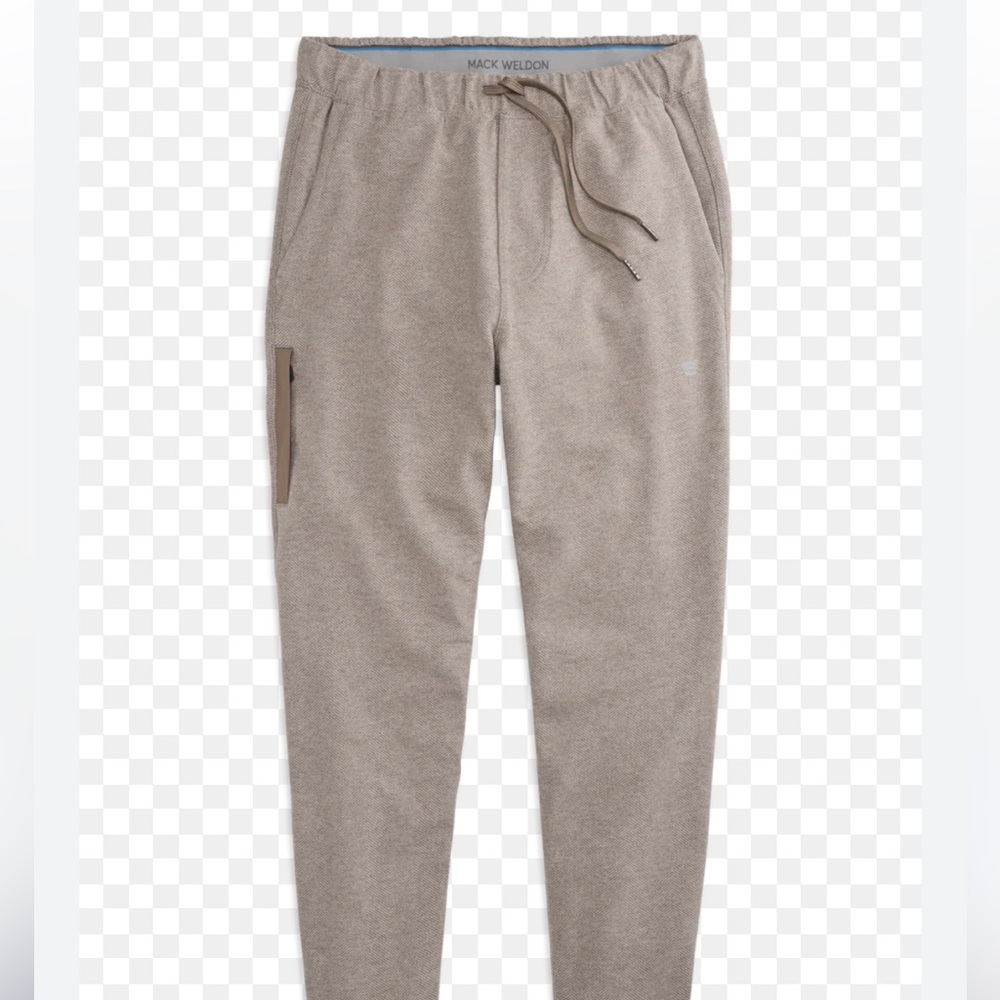 Mack Weldon Ace Sweatpants Jogger Size S Sand Heather